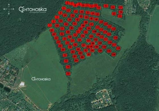 Антоновка брянская область карта
