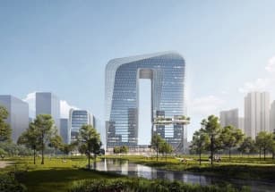 На юге Китая построят небоскреб в виде камня