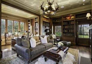 Дом с интерьерами в стиле Ральфа Лорена продается в Коннектикуте